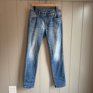 American Eagle Jeans Mens 32x34 Blue Medium Wash Ne(x)t Level AirFlex Slim
